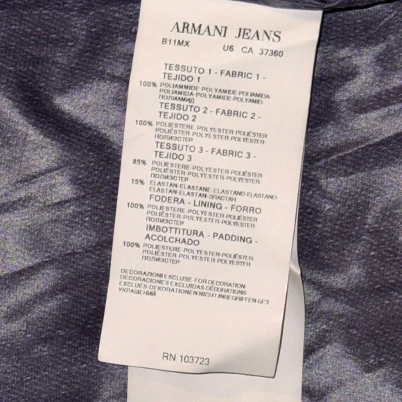 Armani Jeans - Puffer Coat With Hood (NEW WITHOUT TAGS)